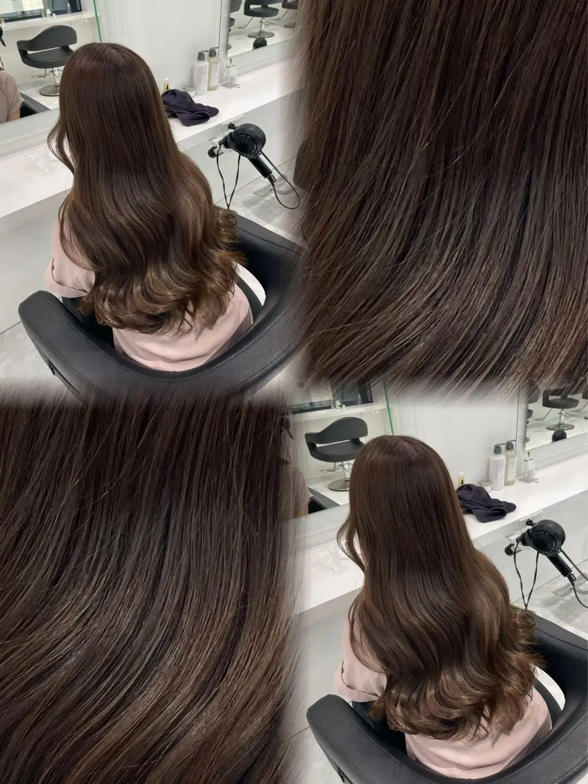 ロング カラー ダブルカラー トリートメント ヘアカラー トリートメント ブリーチなし特化 美容師💖SAE💖のヘアスタイル