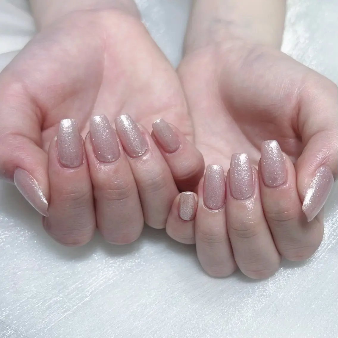 メンズ ネイル メンズ韓国風 アートネイル オーロラネイル ガーリー キラキラネイル ハンドネイル Nail salon 木にいるのネイルデザイン