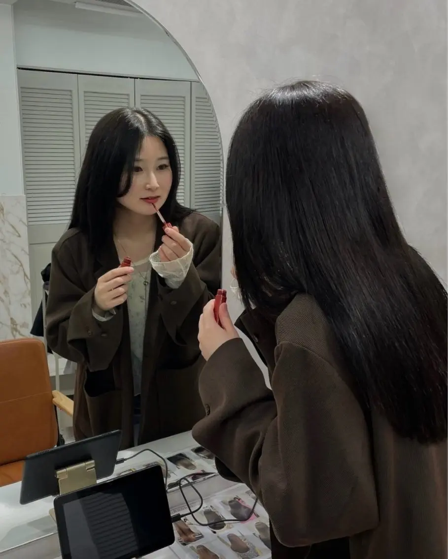 ロング SLASHスラッシュ 小川花鈴のヘアスタイル