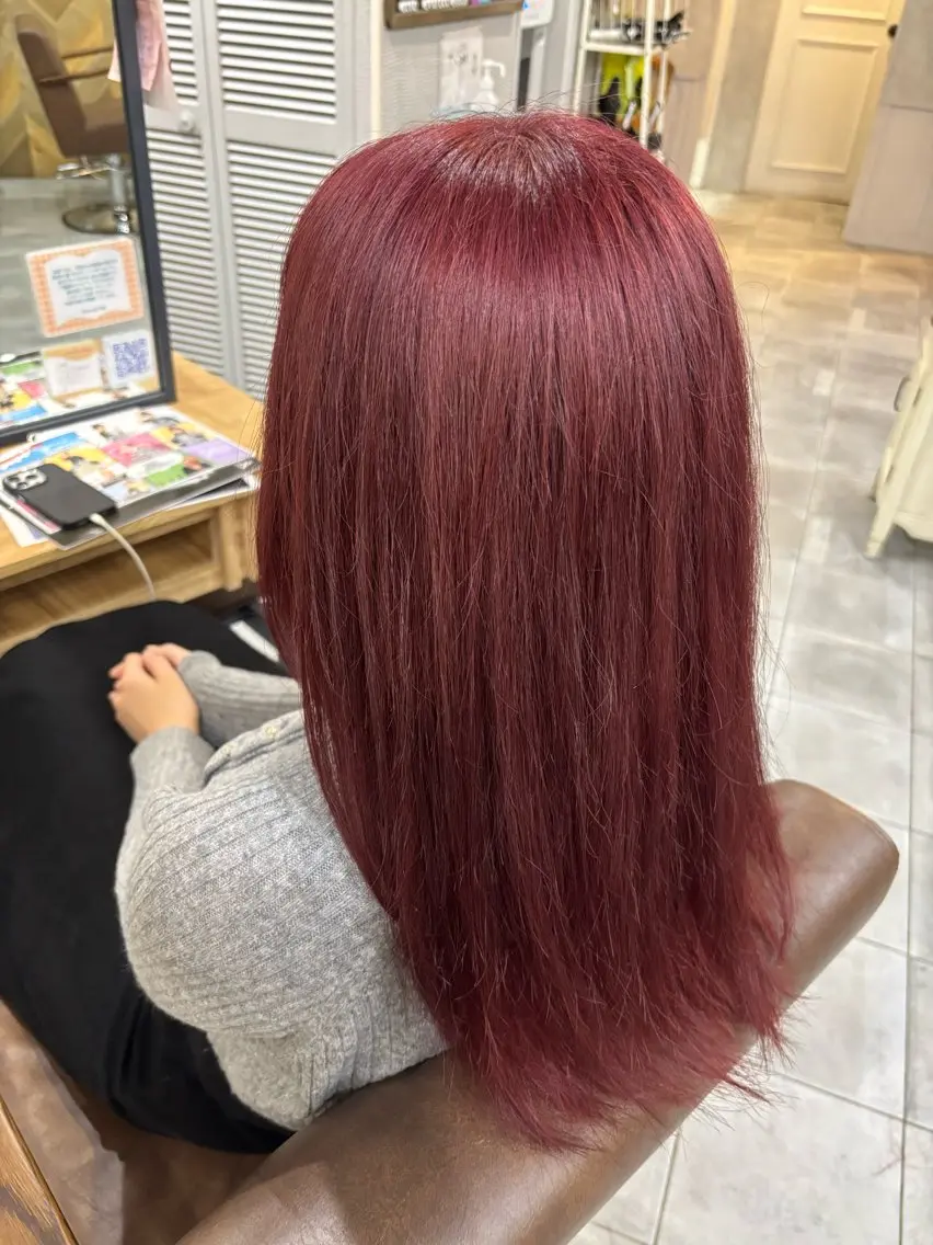ロング カラー カット ヘアカラー トリートメント ❄️中野侑香❄️ ハイライト/ブリーチのヘアスタイル