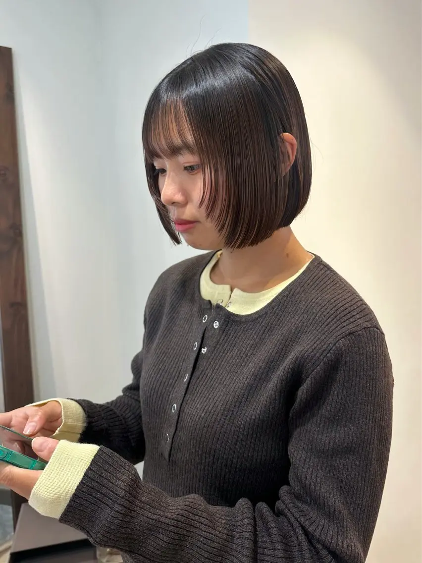 ショート HANAME 原宿美容室のヘアスタイル