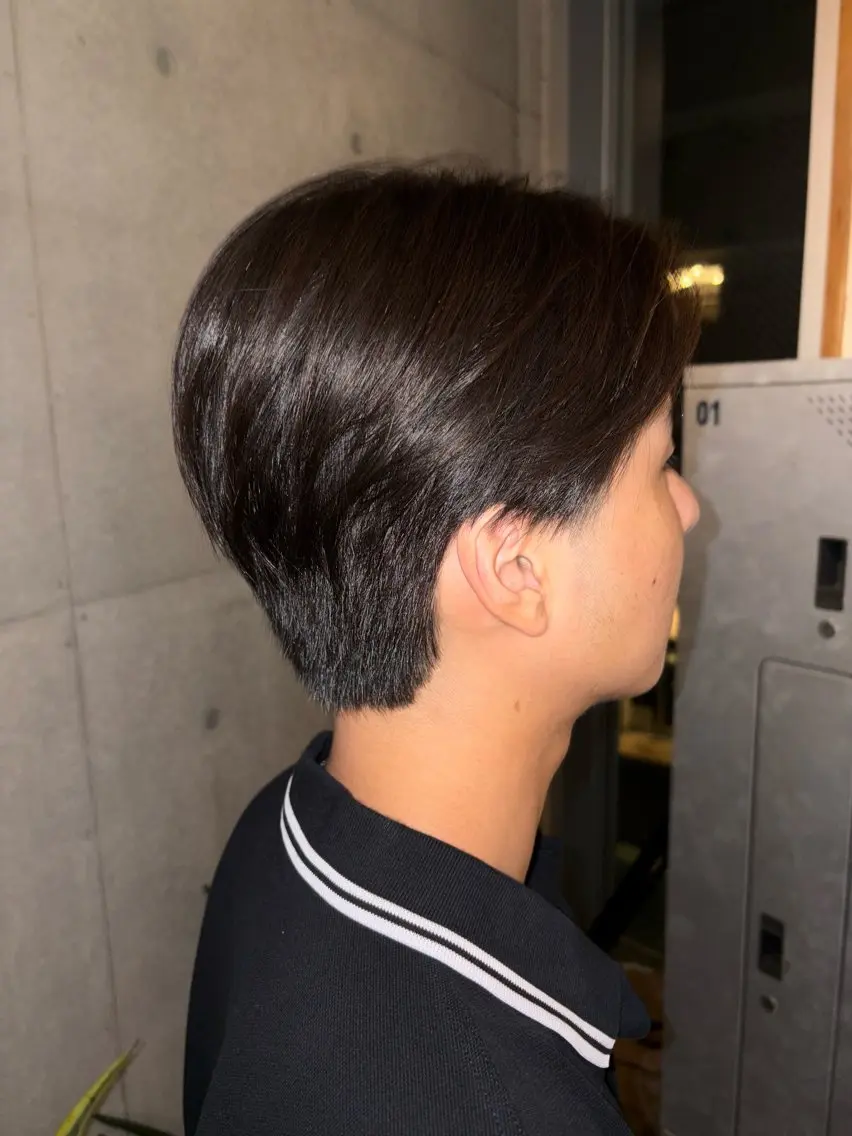 ショート メンズ 松井 七瀬のヘアスタイル