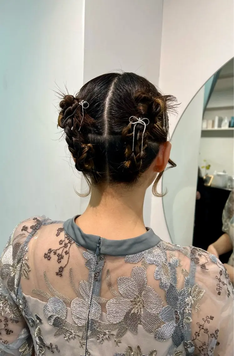 ヘアアレンジ ヘアセット 横浜/ブリーチ/ ダブルカラー/RINのヘアスタイル