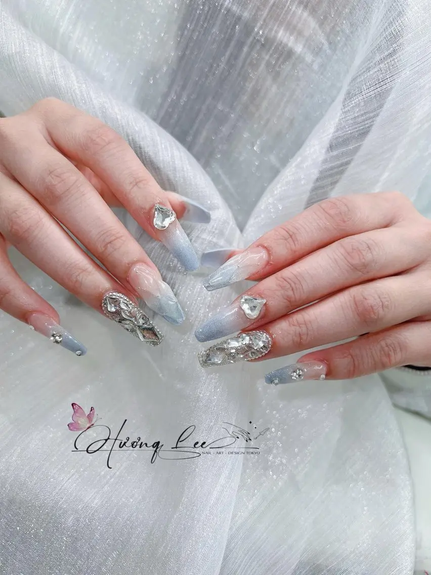 ネイル 長さ出し ハロウィン マグネットネイル ミラーネイル ネイルチップ Lee Nails チップ長さだし専門店のネイルデザイン