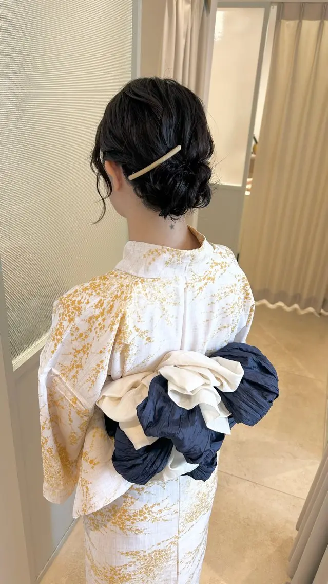 着付け 似合わせ艶髪カラー ❤️ハダユミのヘアスタイル