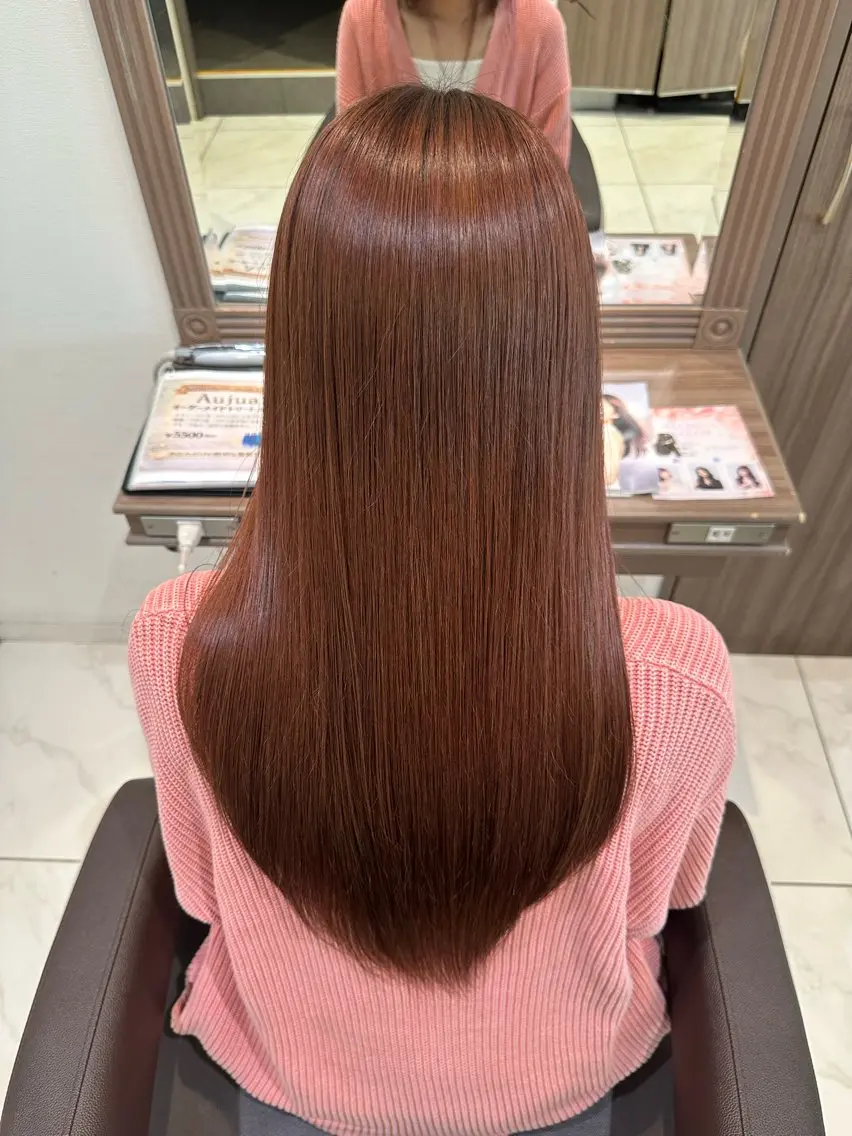 ロング カラー ブラウンカラー ピンクカラー ピンクブラウン 🌟モデル募集 /さら🩷のヘアスタイル