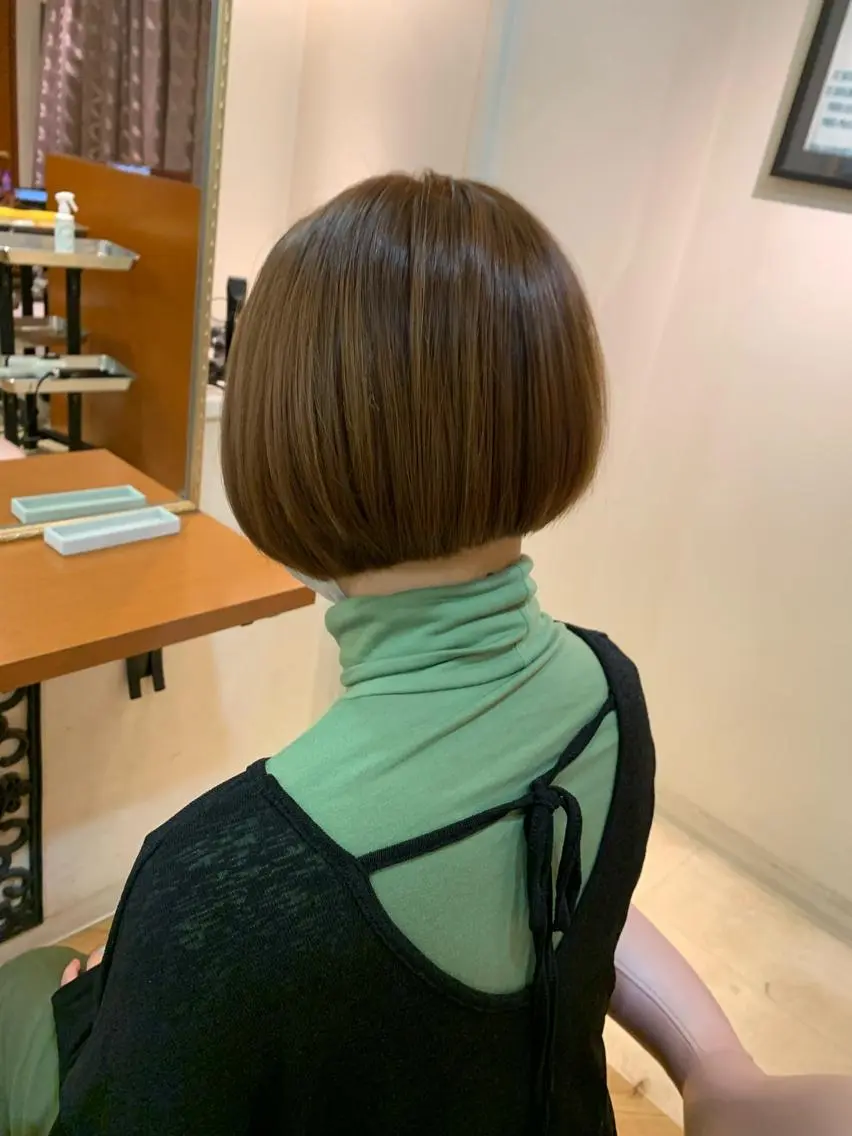 【初回】【髪質改善】できる透明感カラー＋似合わせカット＋TRの写真