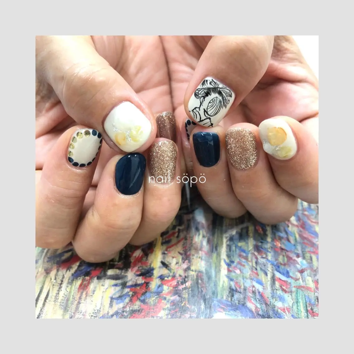 ネイル 自由が丘✳︎ nail söpöのネイルデザイン