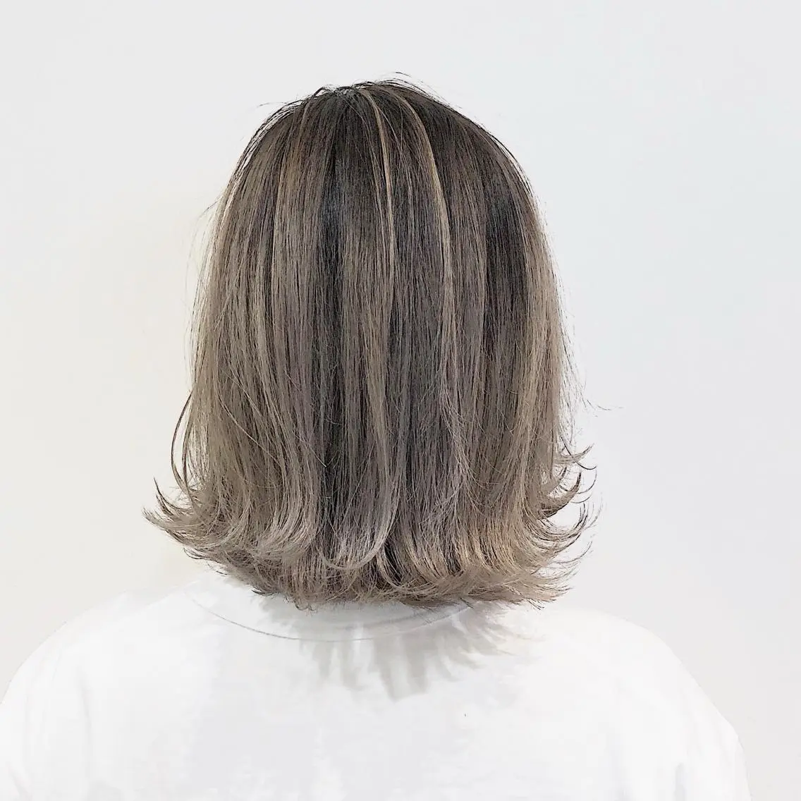 ミディアム カラー カラーモデル募集中 美容室ハピスのヘアスタイル