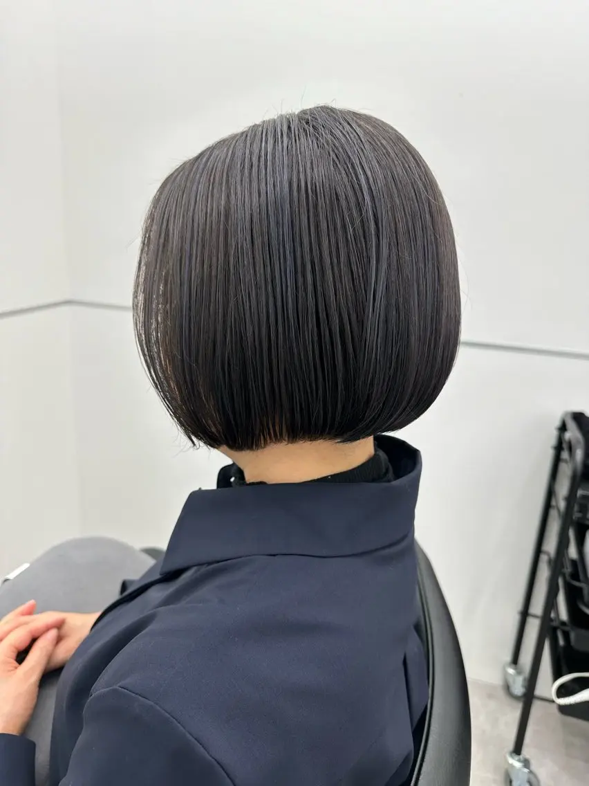 ショート カラー トリートメント 髪質改善 /ツヤ髪/植竹偉吹のヘアスタイル