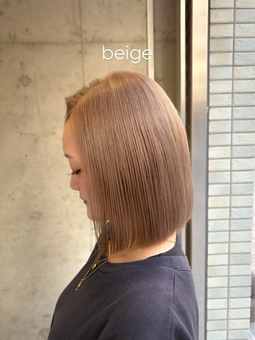 ミディアム カラー ヘアカラー トリートメント 🌝ぷる艶ハイトーン 柔らかヘア🍅まあやのヘアスタイル