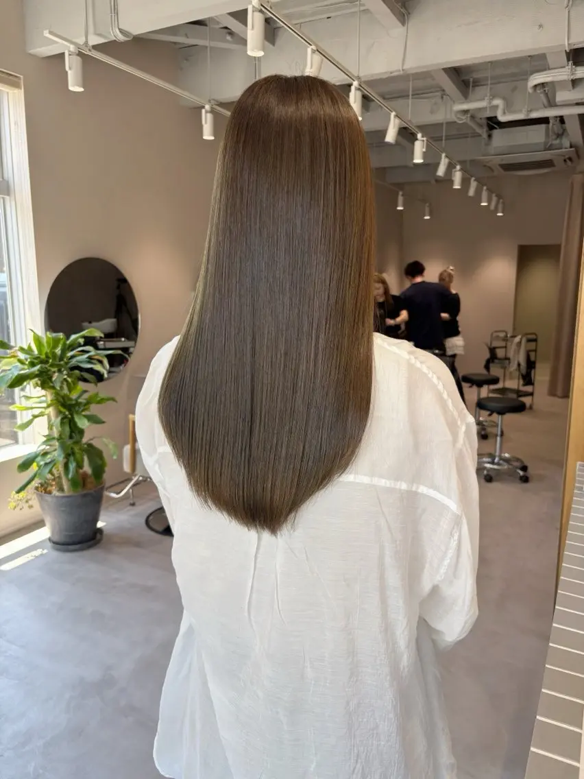 ロング カラー カット ヘアカラー レイヤーカットが得意 ✨村田和佳のヘアスタイル