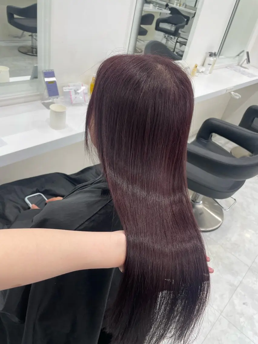 ロング カラー カット ヘアカラー トリートメント 💗トレンドモテヘア Natsumi 💗のヘアスタイル