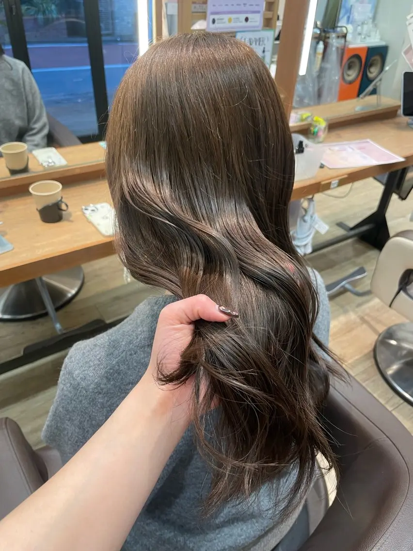 ロング ヘアカラー koiki/赤味消し /艶カラー🎀✨のヘアスタイル