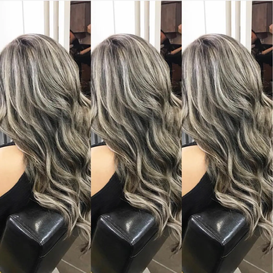 ロング カラー 美魔女 美容師NAOのヘアスタイル