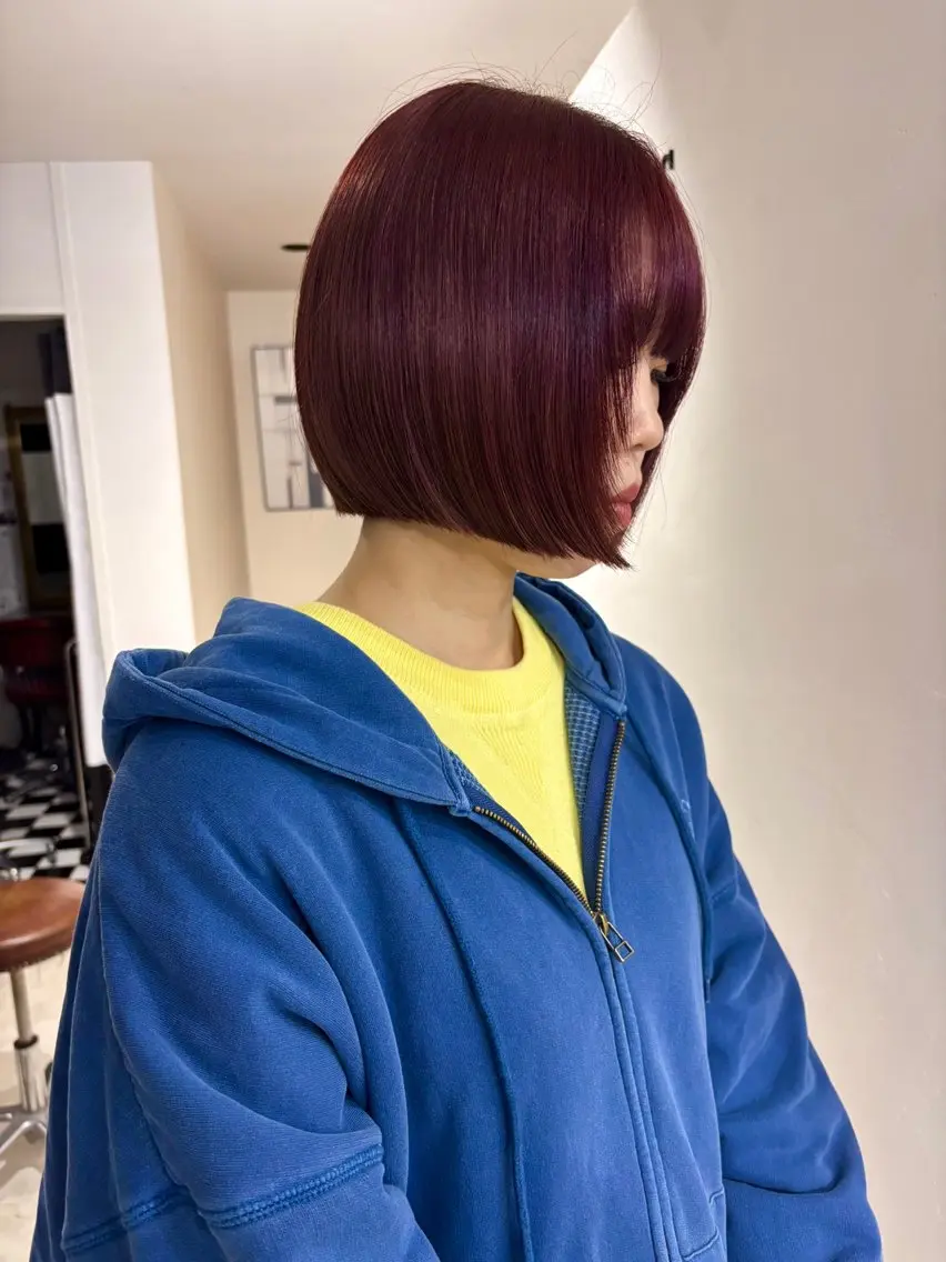 人気✨🎀暖色カラー🩷【ワンカラー】+【カット¥0】の写真
