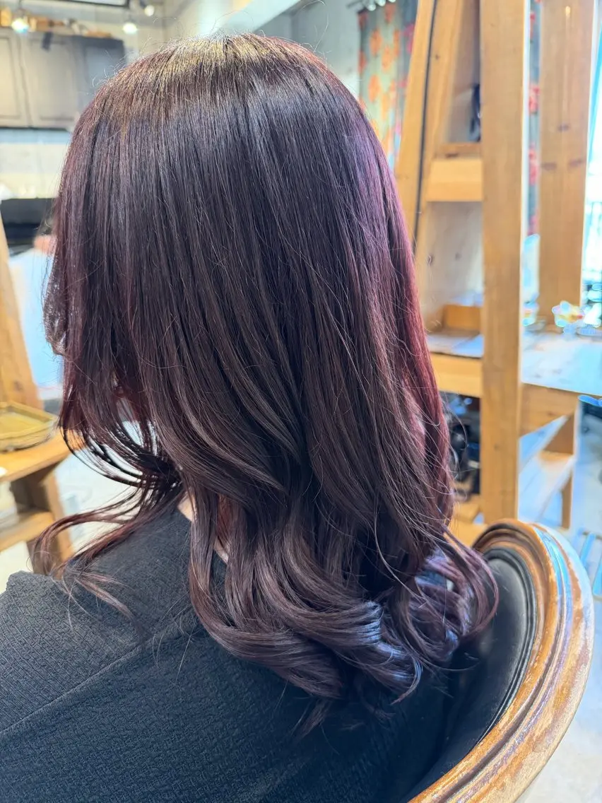 セミロング カラー ヘアアレンジ カット ヘアカラー トリートメント 🍀Ryosuke 🍀のヘアスタイル