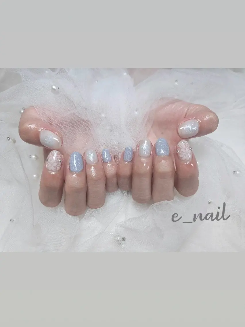ネイル e_nail🍀自宅 サロン八潮eri☆　のネイルデザイン