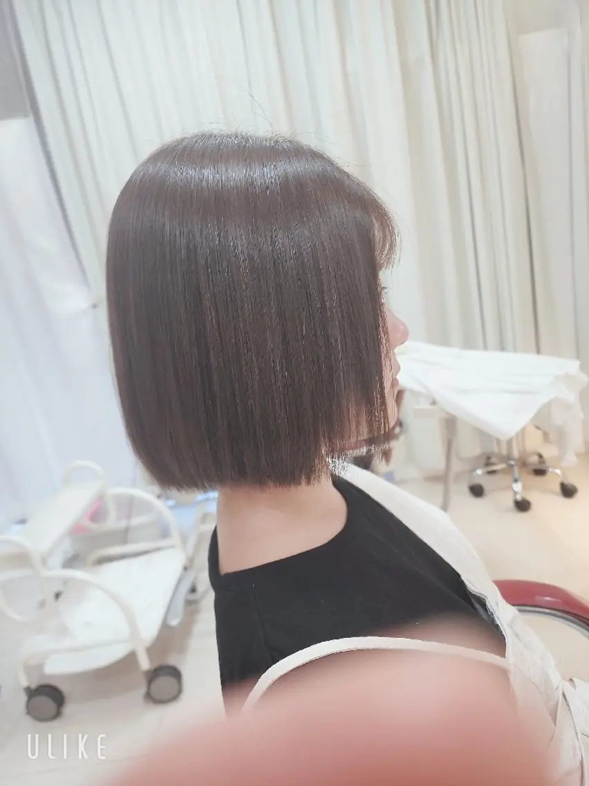 ミディアム カラー ベージュカラー ミント ミントベージュ hairmake Juinのヘアスタイル