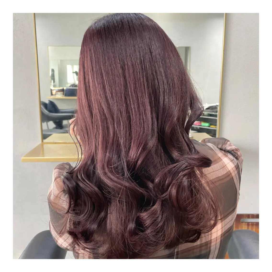 🍒バングカット+透明感ワンカラー🫧の写真