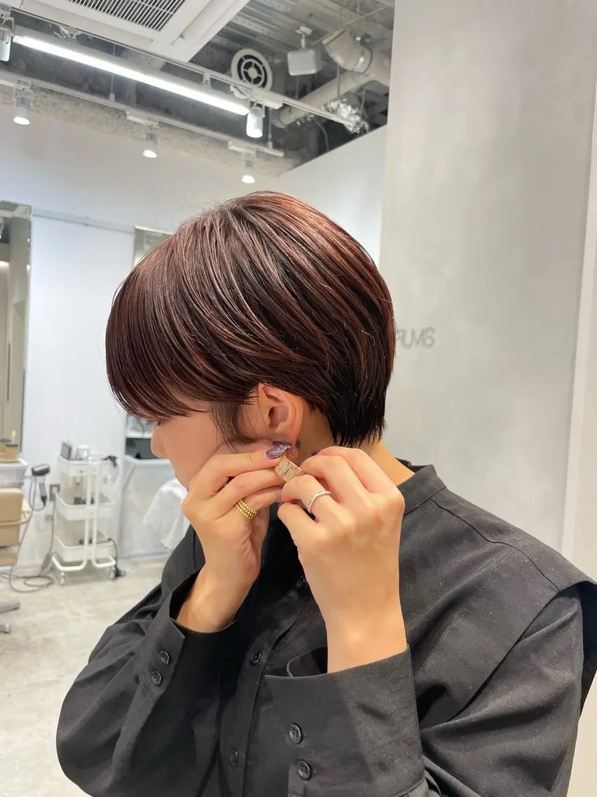 ショート 表参道レイヤーカット 髪質改善山岸季生のヘアスタイル