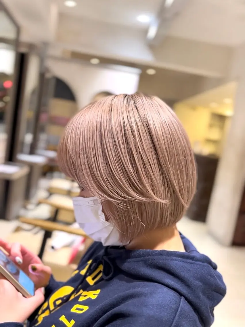 ショート カラー 高槻No.1🇰🇷 韓国ヘア 橋口陽太のヘアスタイル