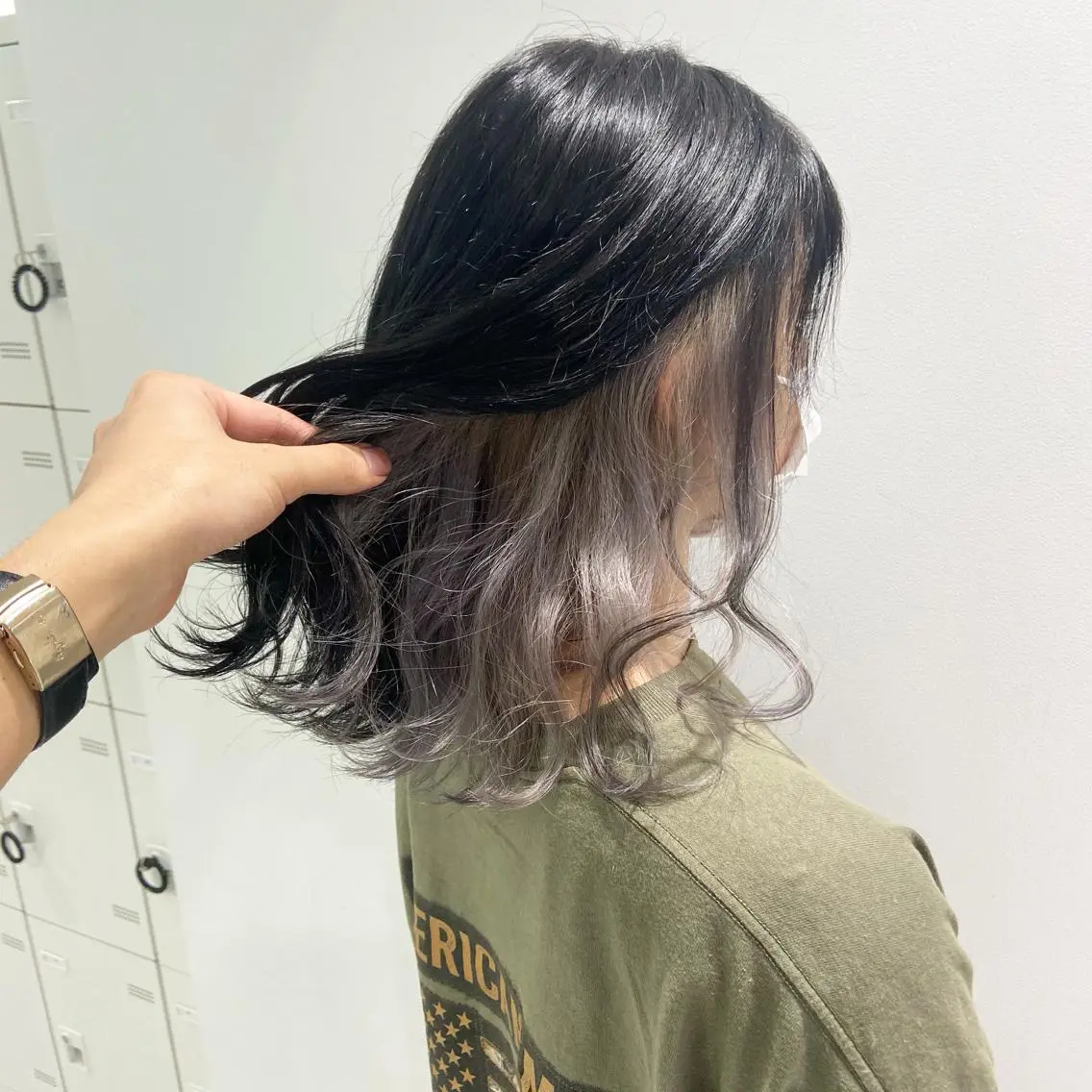 ミディアム カラー 横浜駅メンズパーマ師 🌀岩﨑弘成🌀のヘアスタイル