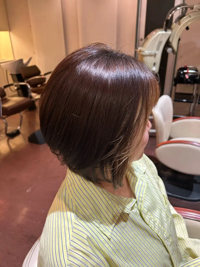 ショート ボブ 西尾望叶/無料カット モデル募集中のヘアスタイル