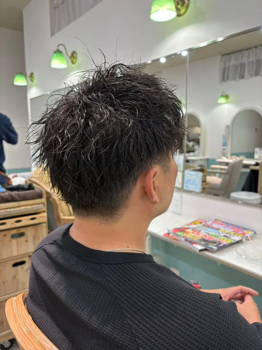 メンズ メンズ韓国風 マッシュ メンズパーマ 【メンズ専門】 髙橋琉偉のヘアスタイル