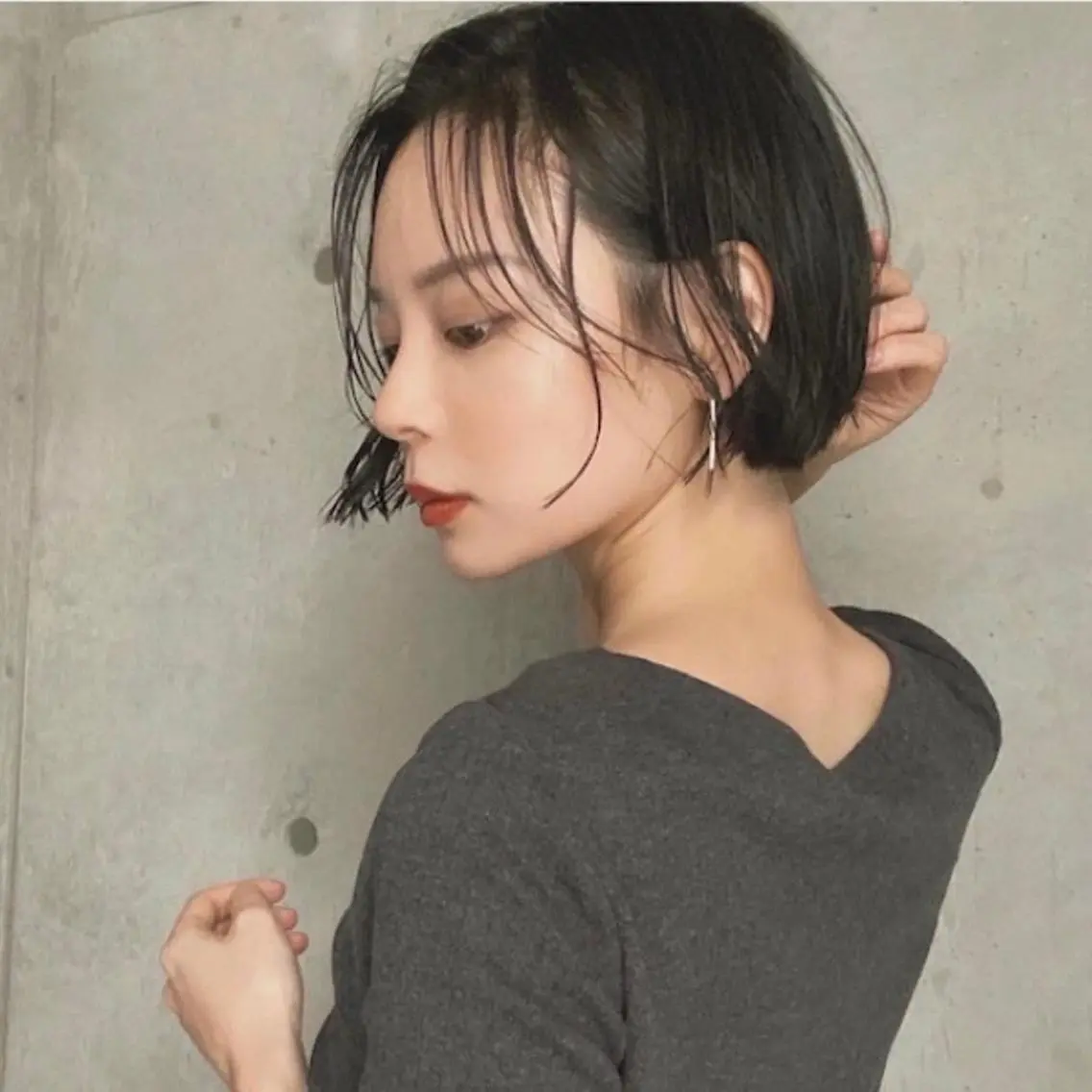 ショート カラー カット ヘアカラー トリートメント ヘッドスパ "オトナ髪”/ LAKA TOCCAのヘアスタイル