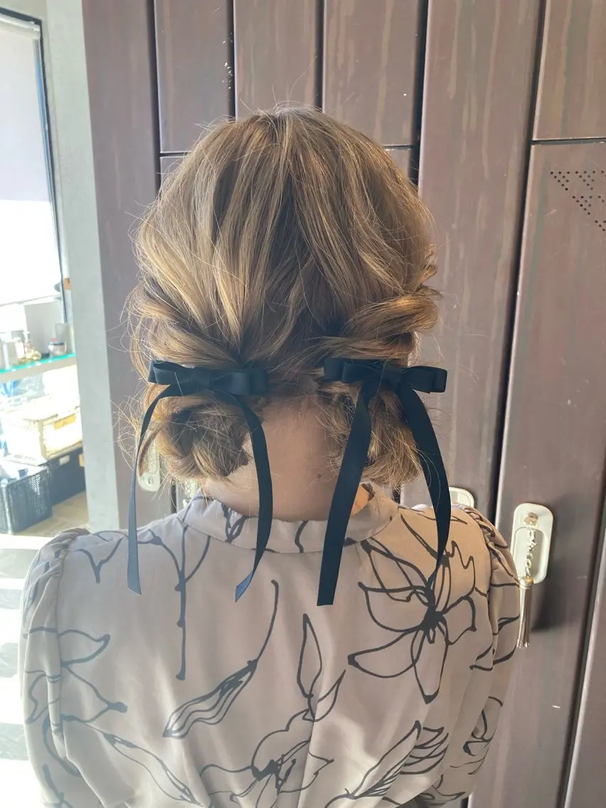 ヘアセットの写真