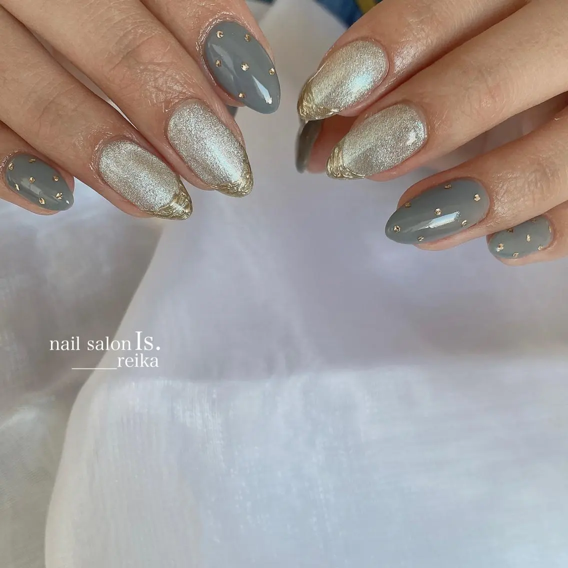 ネイル マグネットネイル nail salon Is.  reikaのネイルデザイン