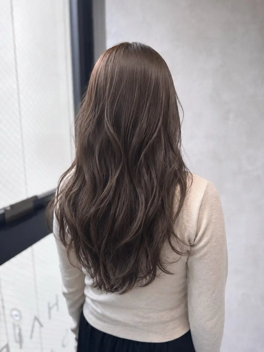 ロング カラー カット ヘアカラー トリートメント 愛され髪質改善カラー 🕊️SOMAのヘアスタイル