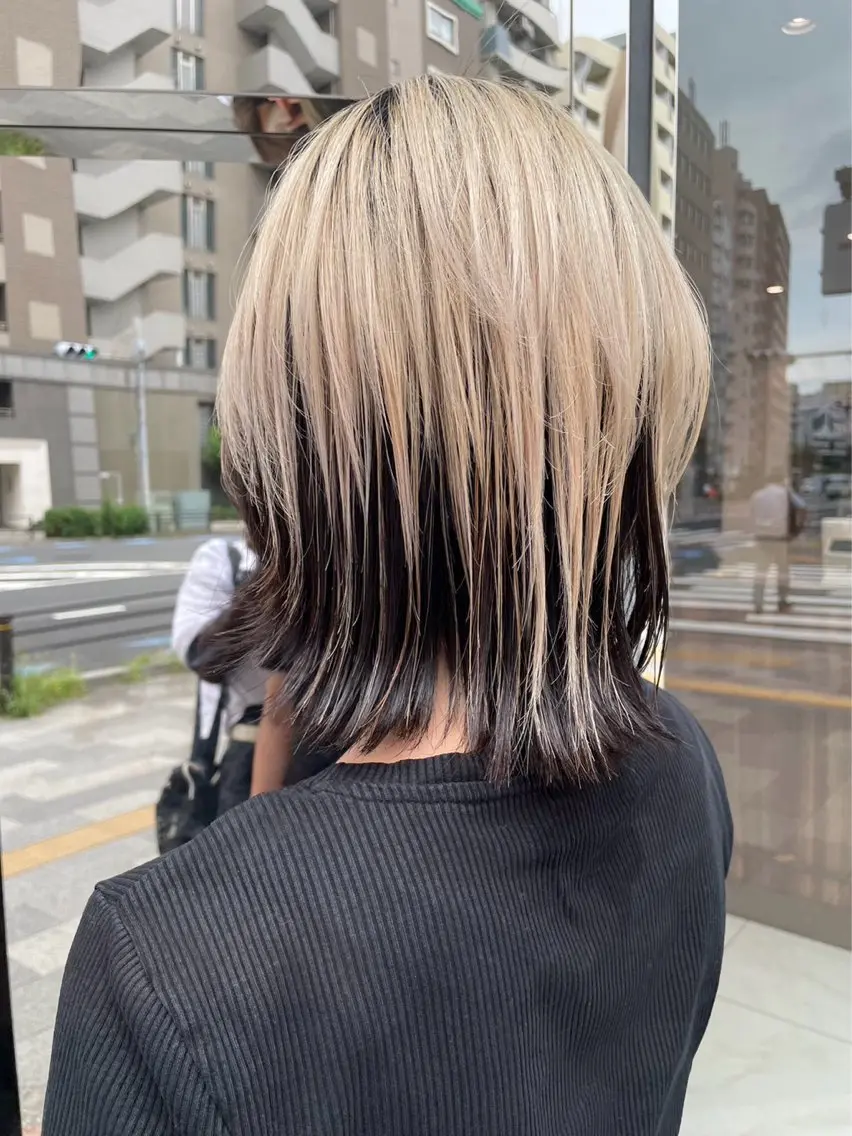 ミディアム カラー 大人ショート 増子 美沙希🍀🫧のヘアスタイル