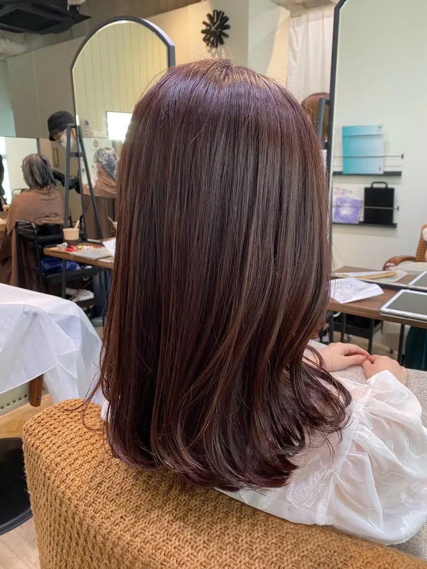 ミディアム カラー 新宿 / Aujua ソムリエ🫧森田涼介のヘアスタイル