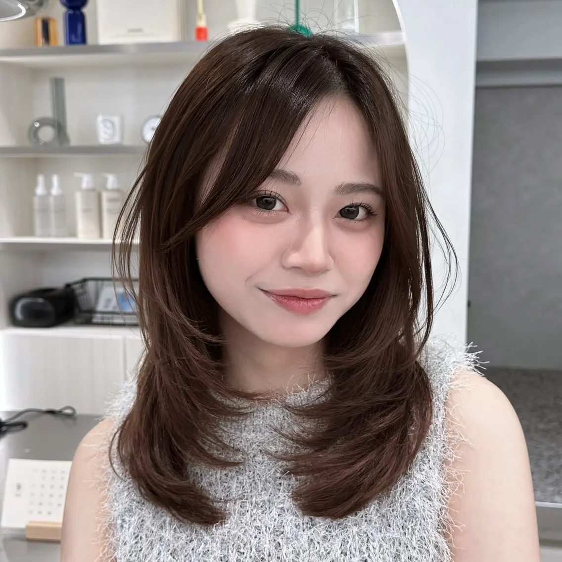 【新規限定】人気No.2似合わせカット+透明感カラー+1stepトリートメントの写真