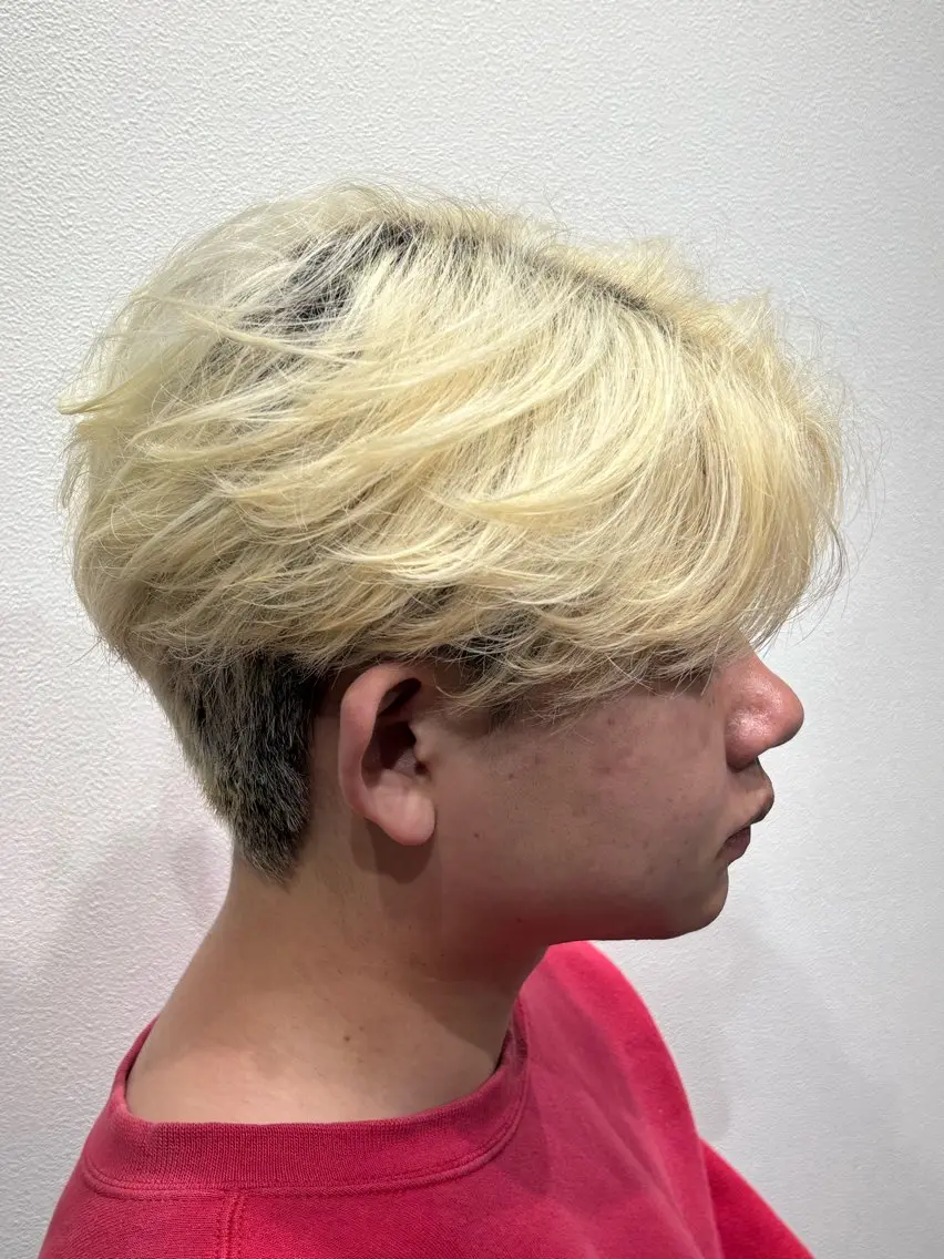 ショート パーマ メンズ特化美容師 中戸 滉のヘアスタイル