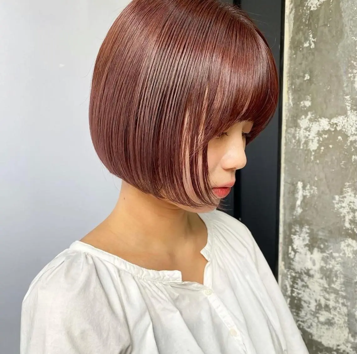 ショート カラー ヘアアレンジ 福岡似合わせレイヤー /ウルフ/ハイトーンのヘアスタイル