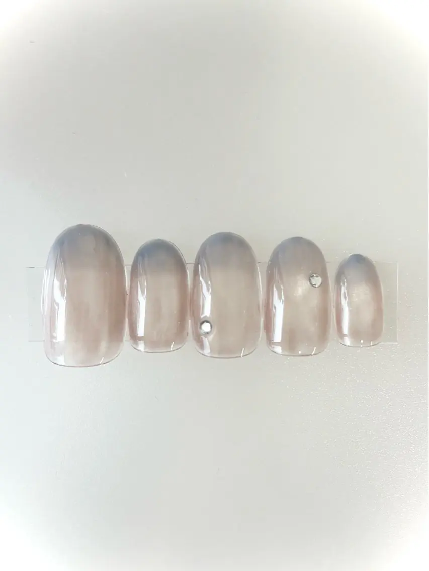 ネイル グラデーション マグネットネイル ニュアンスネイル ハンドネイル Mary nail .narumiのネイルデザイン