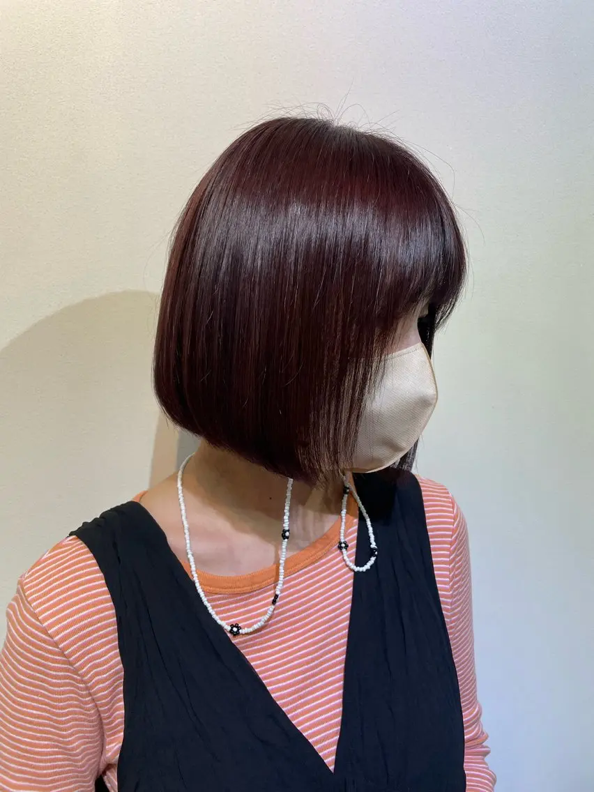 ショート カラー ブラウンカラー トリートメント メンズパーマ✨️村越 雄斗のヘアスタイル