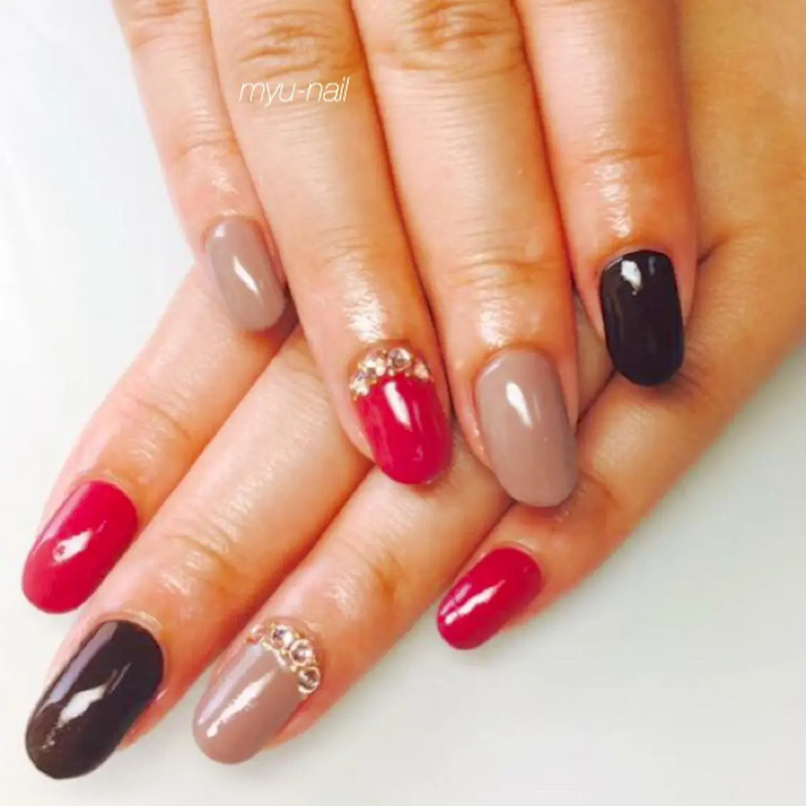 ネイル シンプルネイル ホームサロン myu-nailのネイルデザイン