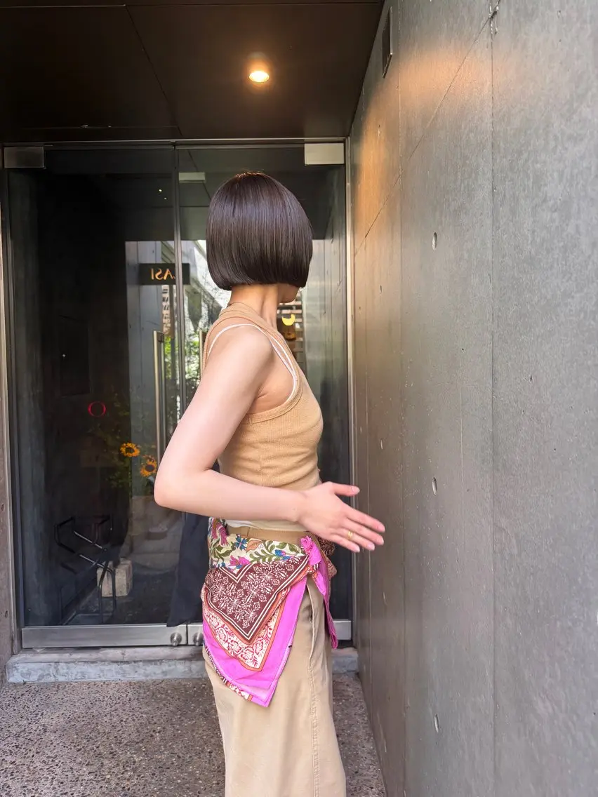 ショート カット ヘアカラー ボブパーマ🥣KON コンナツミのヘアスタイル