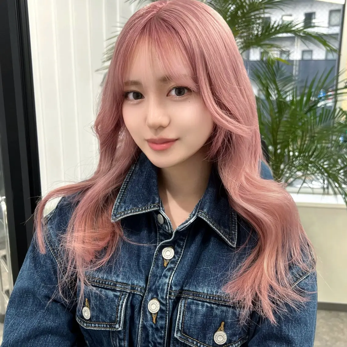ロング カラー カット ヘアカラー トリートメント 梅田/韓国ヘア/ エクステ🤖ヒナのヘアスタイル