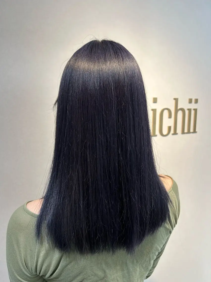 ロング カラー yu mekaのヘアスタイル