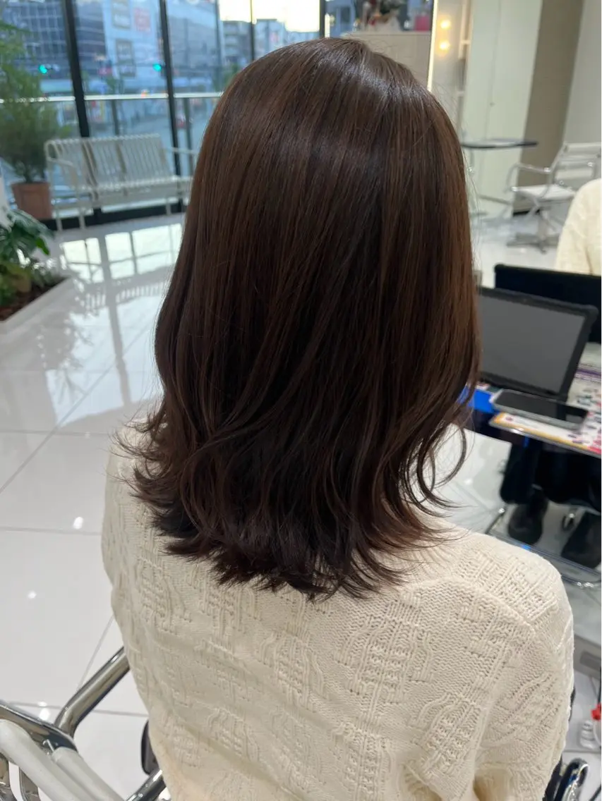 【カットモデル✂︎】19時〜🩵似合わせレイヤーカット(ミディアム)シャンプー・ブロー付き!の写真
