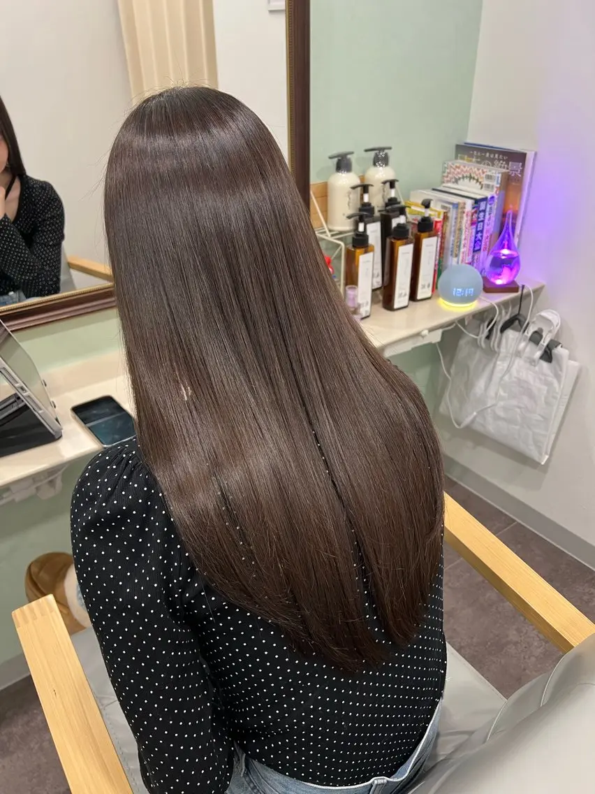 ロング トリートメント カット ヘアカラー トリートメント 成田の個室の美容室 大野寿也のヘアスタイル