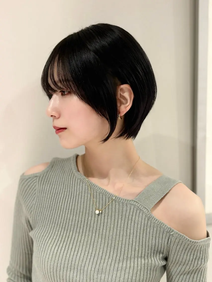 ショート ショートヘア カット トリートメント ショート/レイヤー/ ボブ/安本和史のヘアスタイル