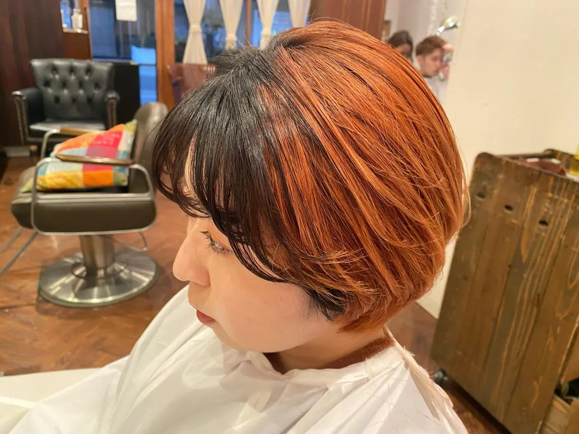 ショート カラー 🌈🌸あおき みちる🌟💗のヘアスタイル