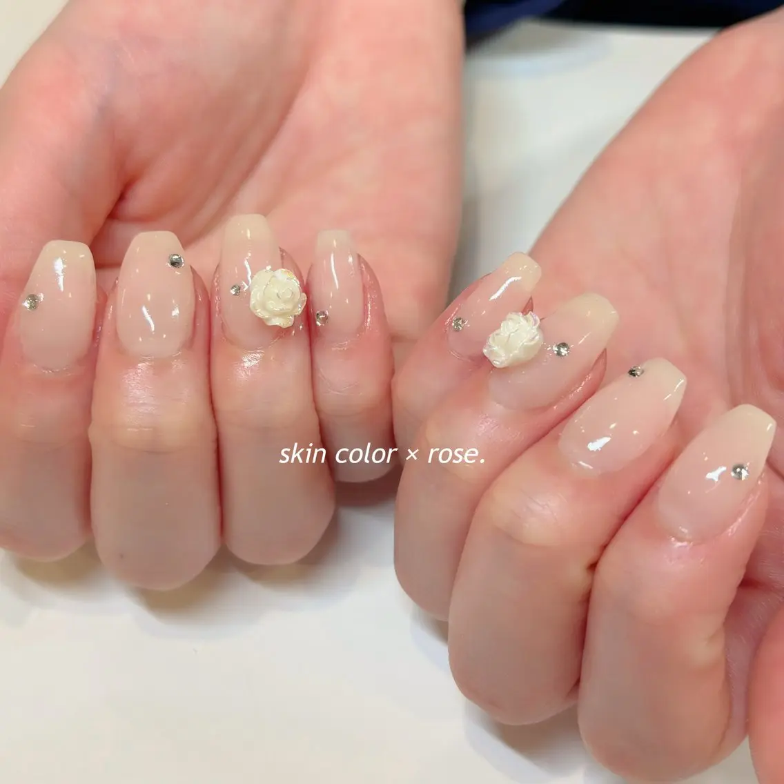 💗初ネイルにも🫧ナチュラルワンカラー【オフなし】の写真