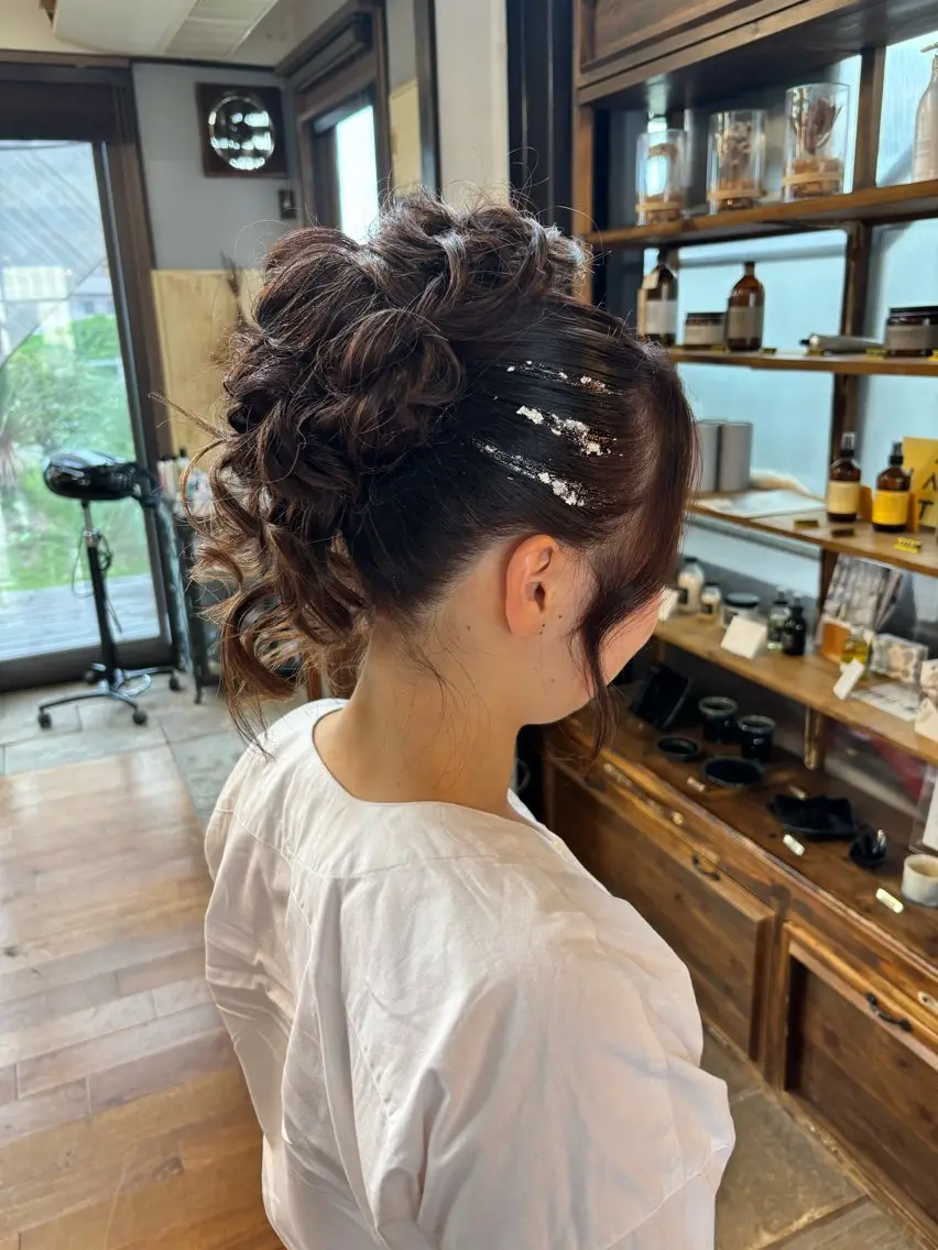 ヘアアレンジ ヘアセット NAGONSTYLE 田村　莉生のヘアスタイル